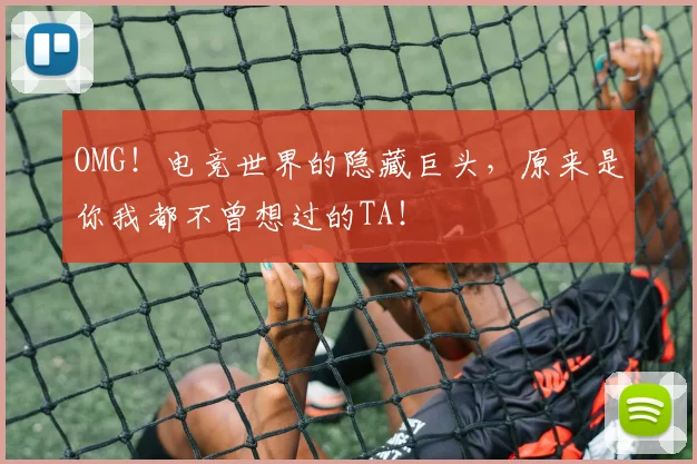OMG!电竞世界的隐藏巨头,原来是你我都不曾想过的TA!